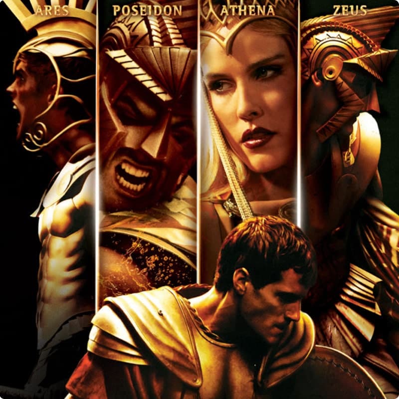 아레스, 포세이돈, 아테나, 제우스 - 에테르노스의 고대 신들과 전사